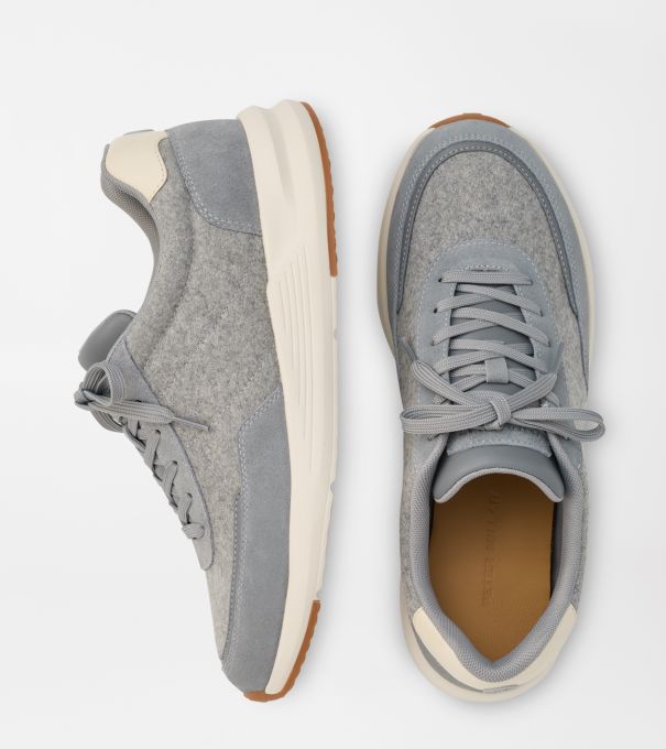 Journeyman Wool Sneaker in Nickel