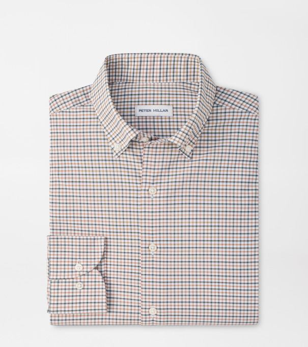 Axel Performance Twill Sport Shirt in PINE BROOK
