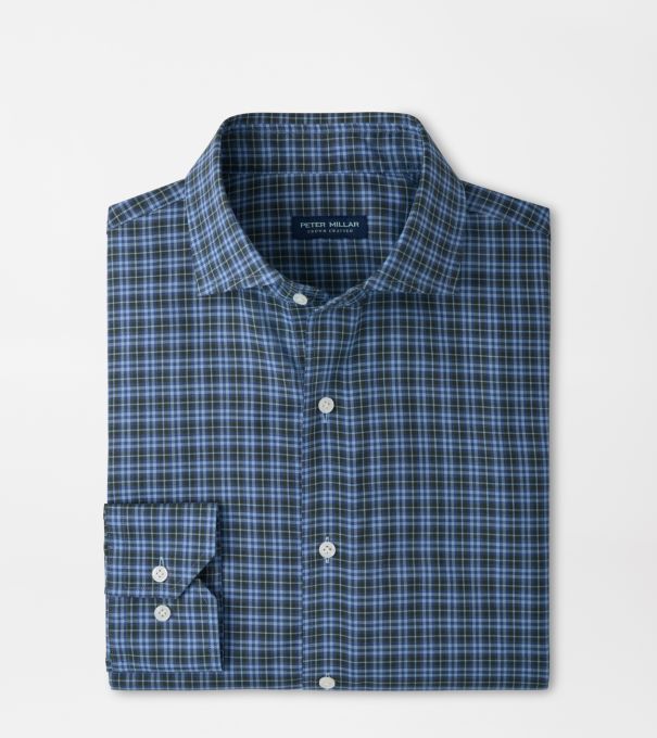 Bernard Cotton Sport Shirt in WINDY BLUE