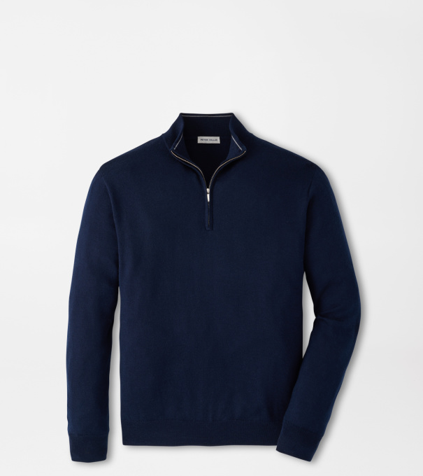 Autumn Crest Quarter-Zip in Navy
