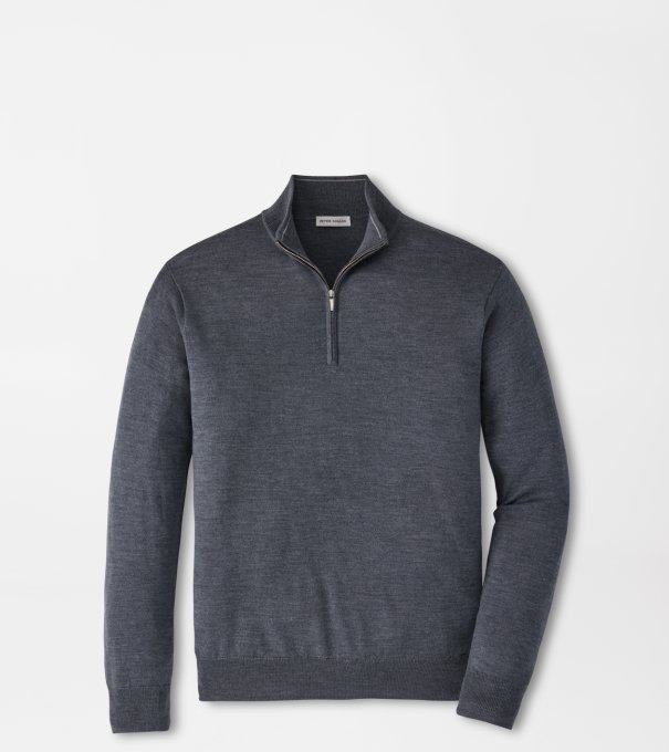 Autumn Crest Quarter-Zip in Charcoal