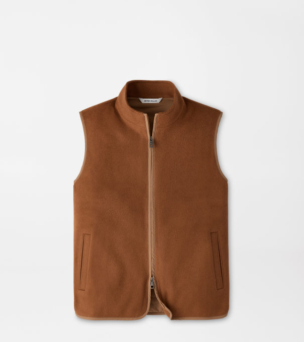 Crown Flex Merino Vest in Dark Amber