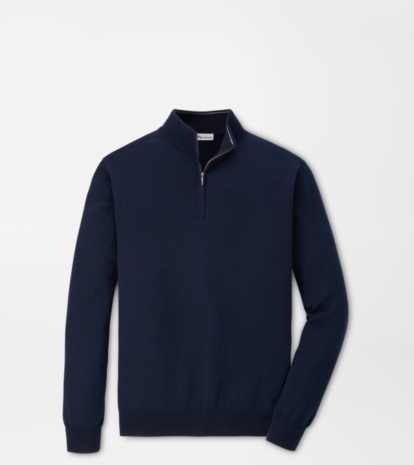 Autumn Crest Quarter-Zip in Navy