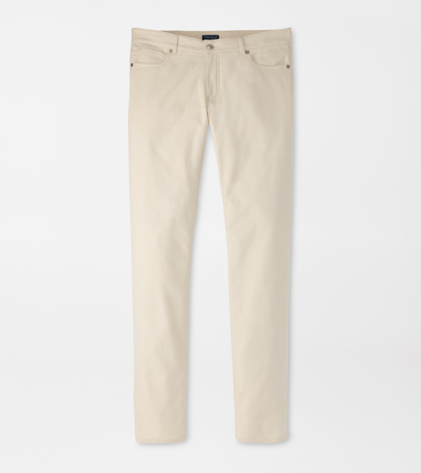 Manor Moleskin Five-Pocket Pant in Almond
