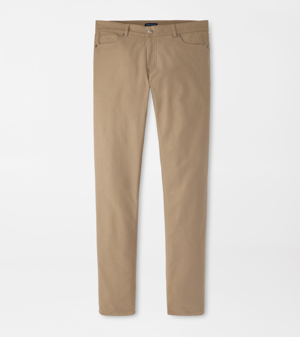 Manor Moleskin Five-Pocket Pant in Khaki