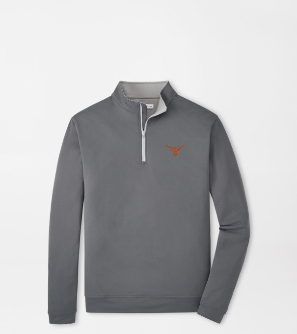 Texas Perth Performance Quarter-Zip in Iron