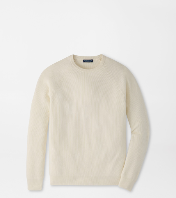 First Fleece Cashmere Crewneck Jumper in Almond