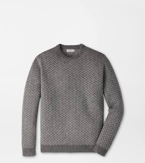 Crescent Nordic Crewneck Sweater in OSLO GREY
