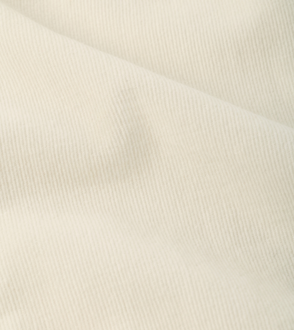 Aspen Cotton Cashmere Corduroy Sport Shirt in Winter Ivory