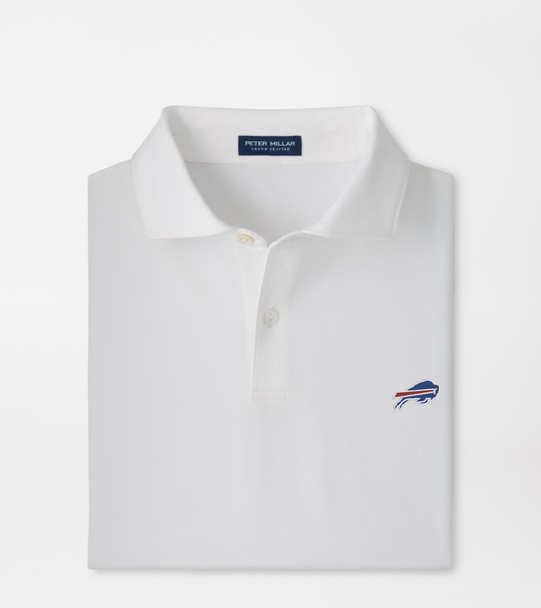 Buffalo Bills Albatross Cotton-Blend Piqu&eacute; Polo in White