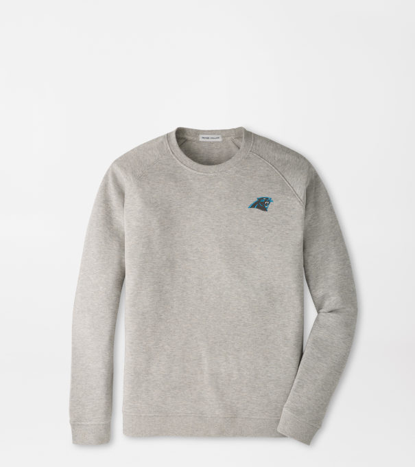 Carolina Panthers Crown Comfort Knit Crew in Light Grey