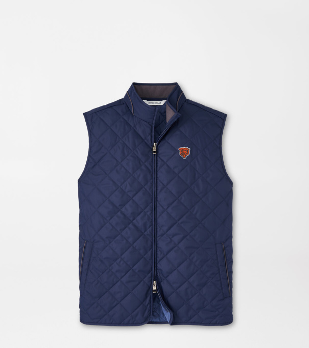 Chicago Bears Essex Vest in Navy