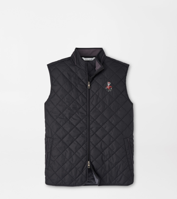 NC State Strutting Wolf Essex Vest in Black