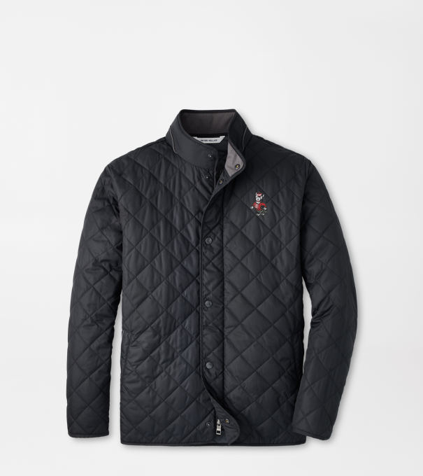 NC State Strutting Wolf Suffolk Coat in Black