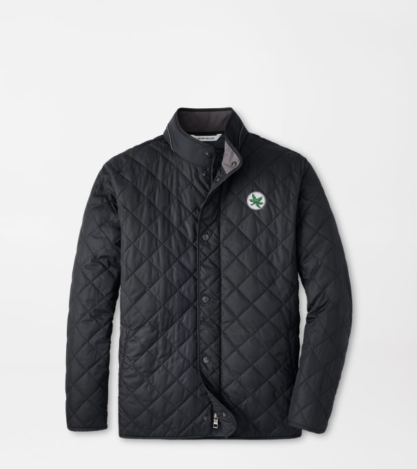 The Ohio State Buckeyes Suffolk Coat in Black