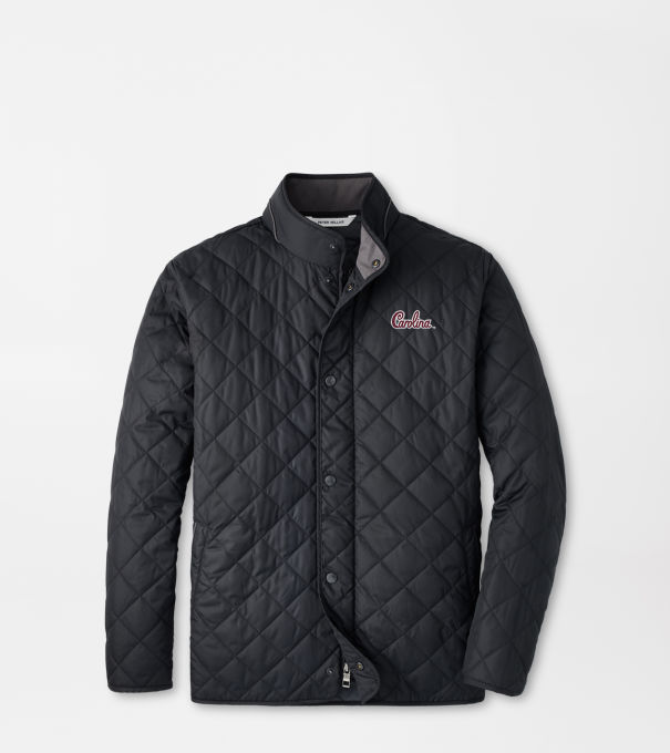 South Carolina Script Suffolk Coat in Black