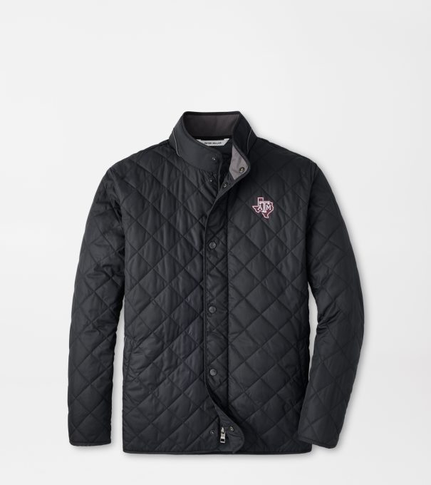 Texas A&M Lone Star Suffolk Coat in Black