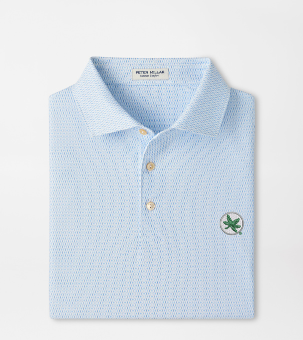 The Ohio State Buckeyes Football Geo Performance Jersey Polo in White