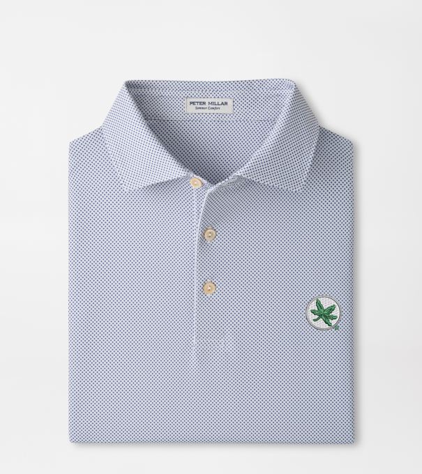 The Ohio State Buckeyes Phoenix Performance Jersey Polo in WHITE / BALI BLUE