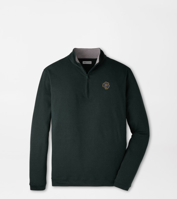Notre Dame Shamrock Ardent Air Performance Quarter-Zip in PINE BROOK