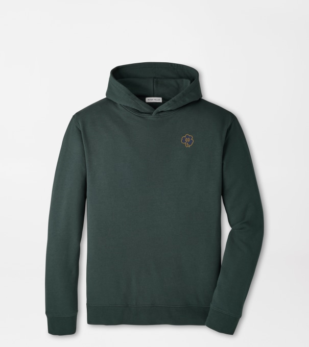 Notre Dame Shamrock Oasis Pullover Hoodie in PINE BROOK