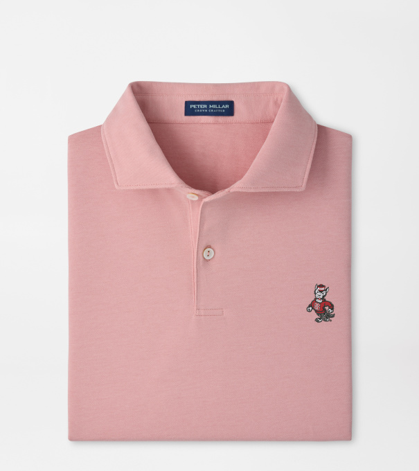 NC State Strutting Wolf Albatross Cotton-Blend Piqu&eacute; Polo in MELROSE PINK