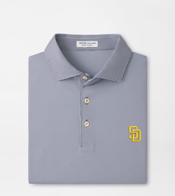 San Diego Padres Border Performance Jersey Polo in Iron