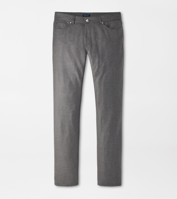 Artisan Crafted Cashmere Five-Pocket Pant in Gale Grey
