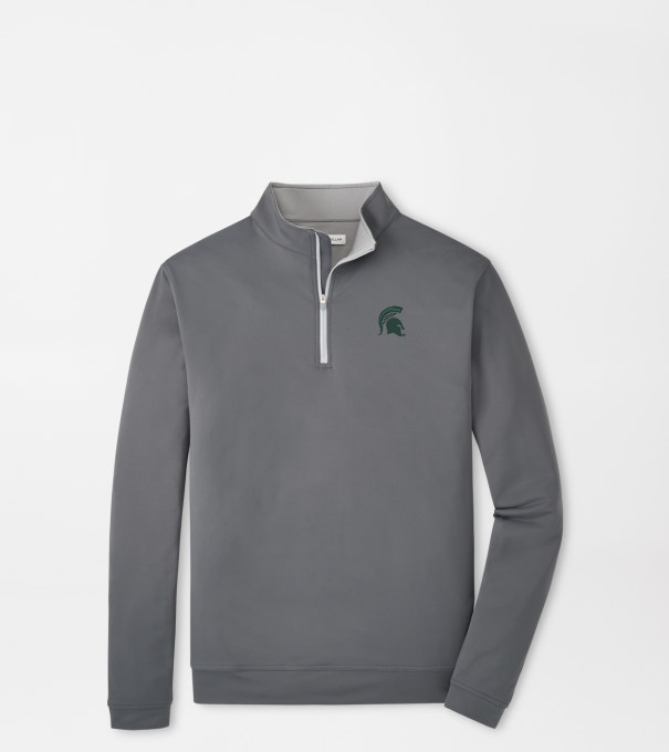 Michigan State Spartans Perth Performance Quarter-Zip in Iron