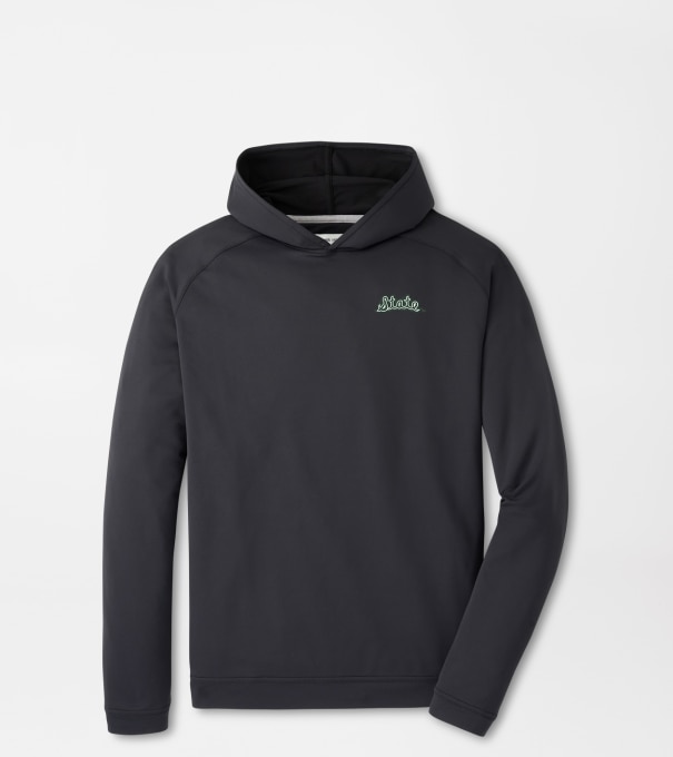 Michigan State Vault Pine Performance Hoodie in Black