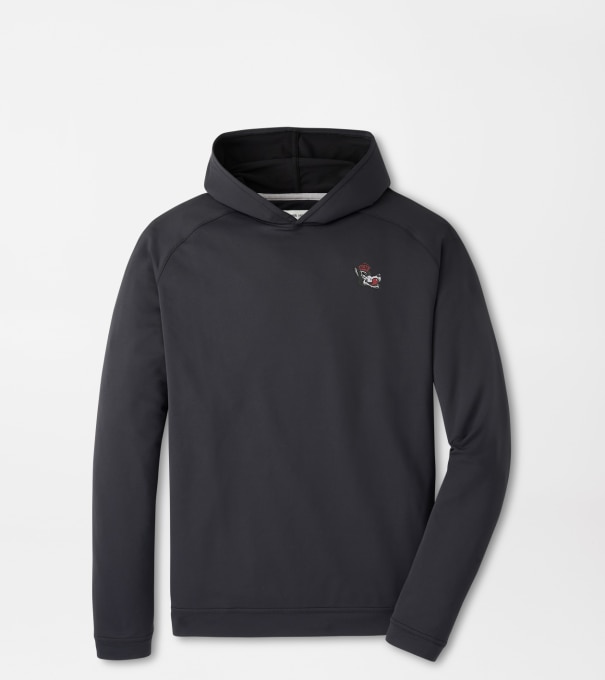NC State Vault Pine Performance Hoodie in Black