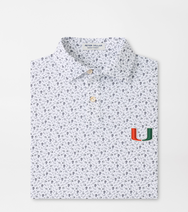 Miami Kick Off Youth Performance Jersey Polo in Gale Grey