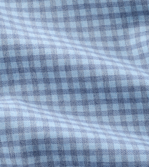 Liam Crown Soft Twill Sport Shirt in BLUE FREESIA