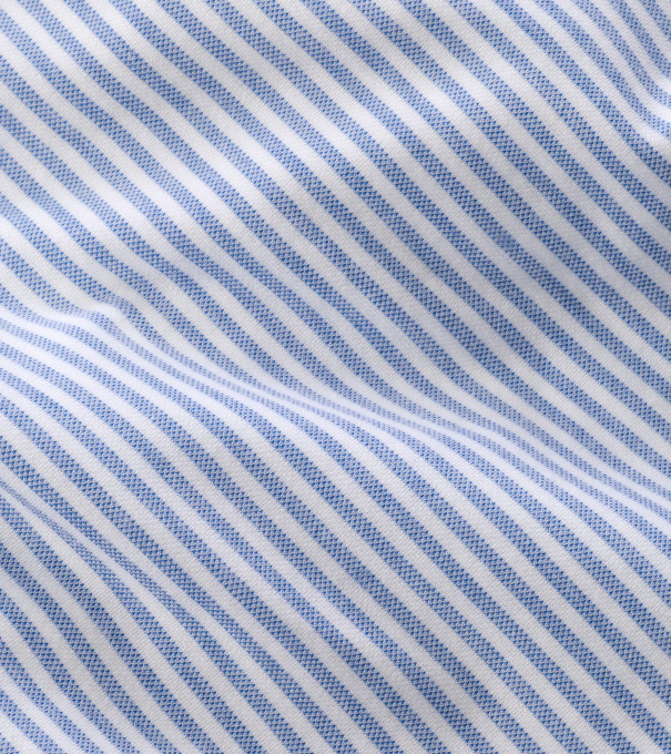 Excursionist Flex Stripe Sport Shirt in WINDY BLUE