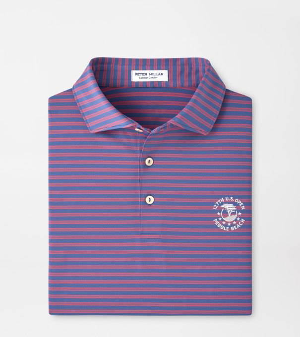 127th U.S. Open Rawlins Performance Jersey Polo in BALI BLUE