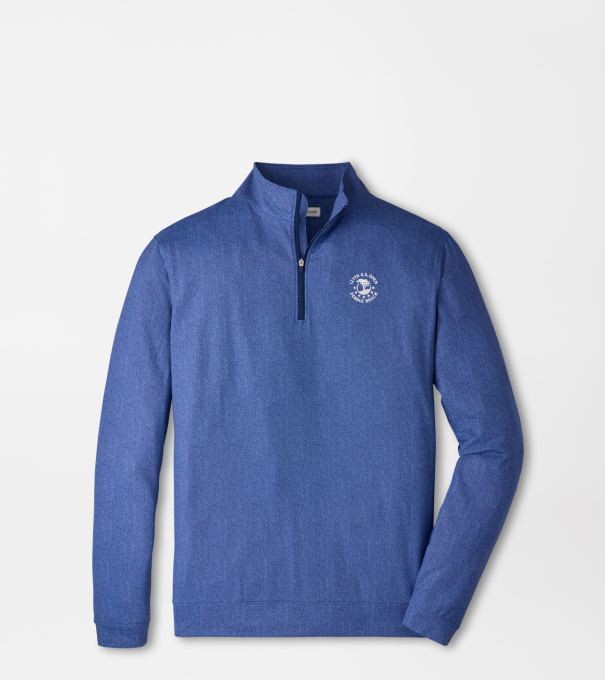 127th U.S. Open Perth Herringbone Performance Quarter-Zip in Sport Navy