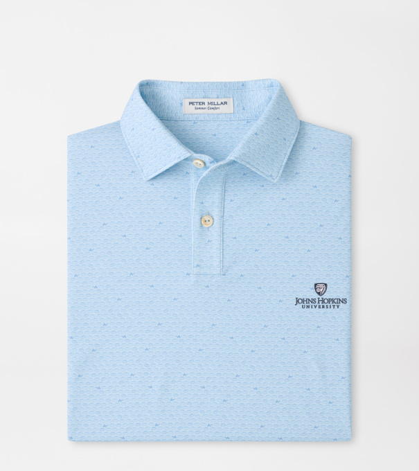 Johns Hopkins On The Ball Youth Performance Jersey Polo in PALE BLUE