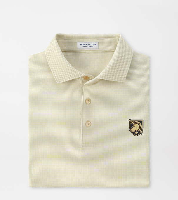 Army West Point Border Performance Jersey Polo in GOLD2