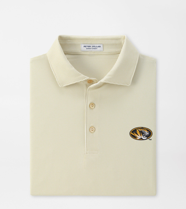 Missouri Border Performance Jersey Polo in GOLD2