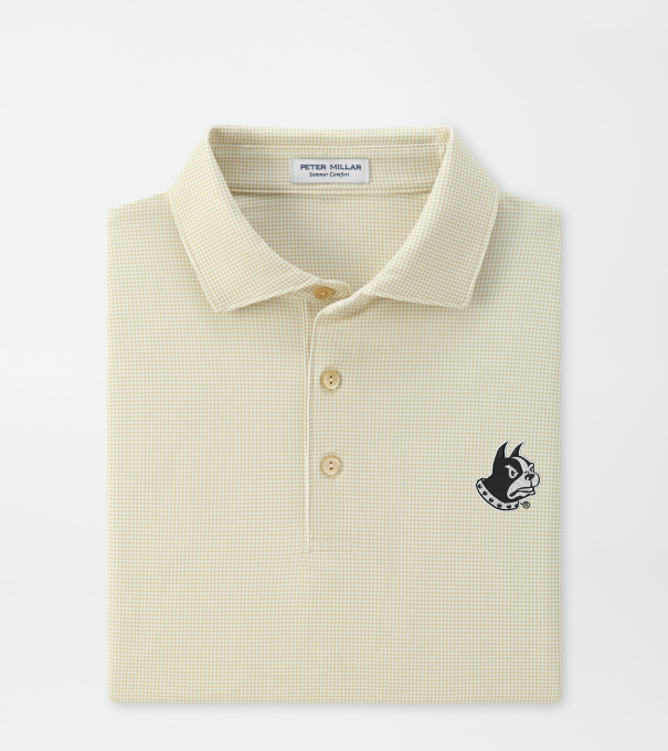 Wofford Terrier Border Performance Jersey Polo in GOLD2