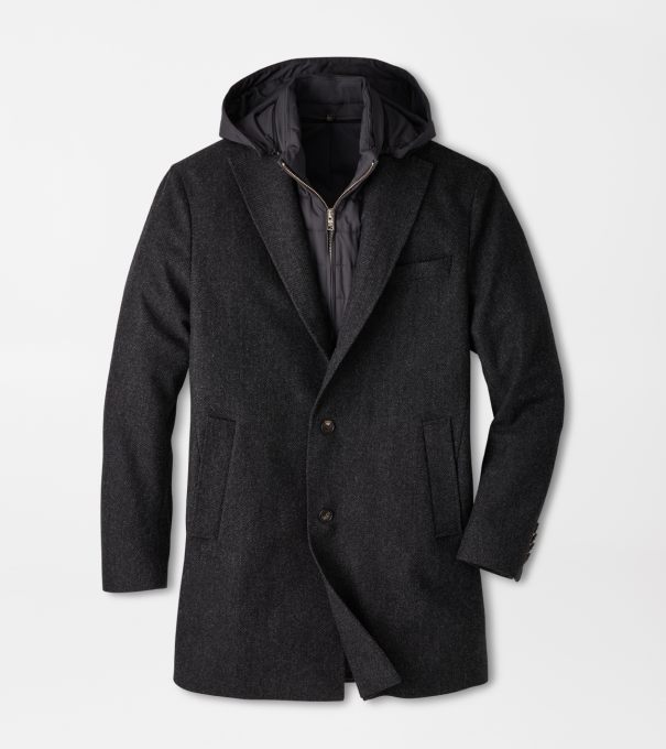 Oxford City Coat in IRIDIUM