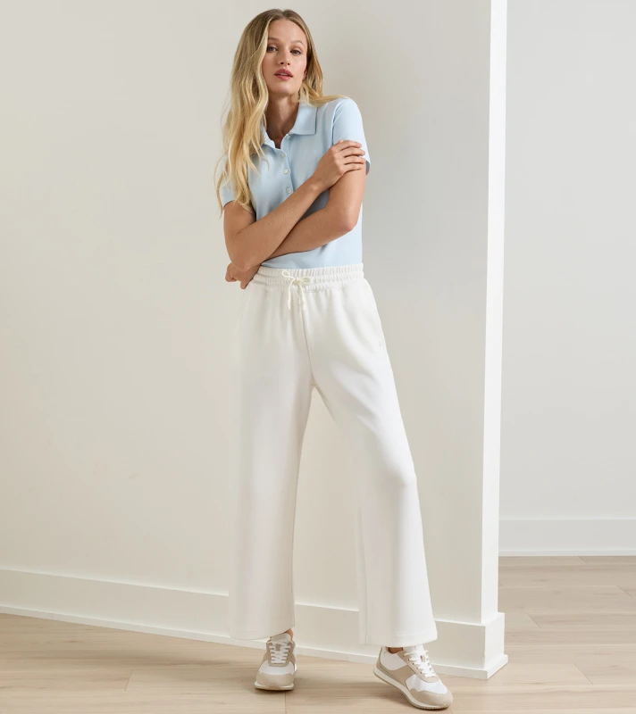Flora Knit Cropped Pant Women's Bottoms | Peter Millar