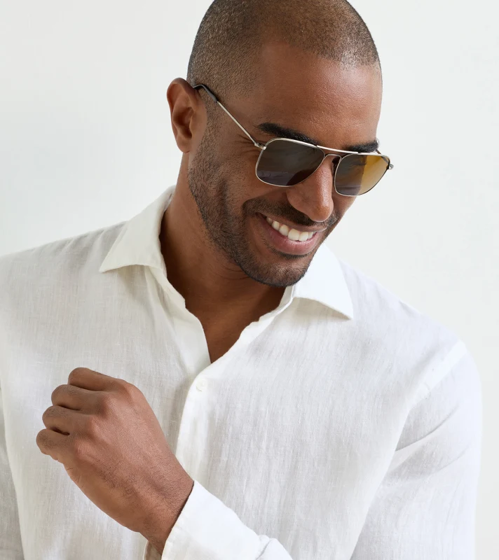 Shoreside Linen Sport Shirt | Men's Sport Shirts | Peter Millar
