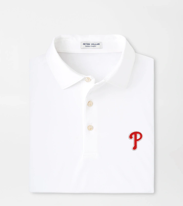 Philadelphia Phillies Solid Performance Jersey Polo | Men's MLB