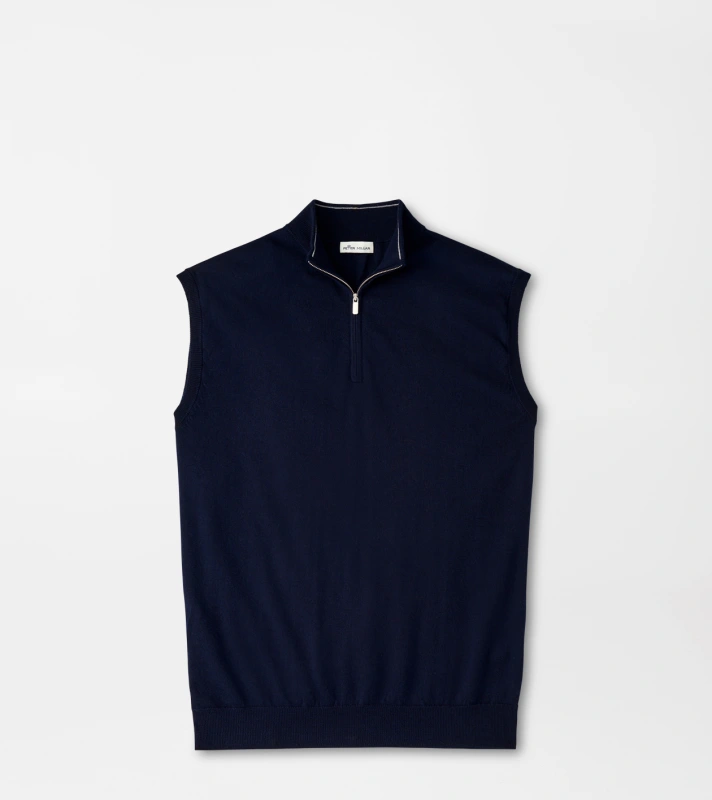 Autumn Crest Quarter-Zip Vest | Men's Sweaters | Peter Millar