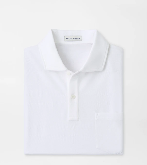 Everyday Piqu&eacute; Polo in White