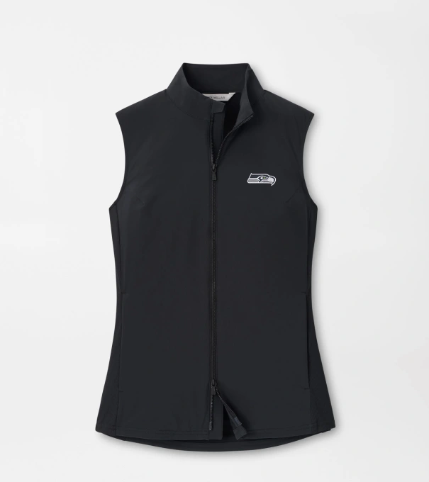Seattle Seahawks Women's Dunes Vest in Black