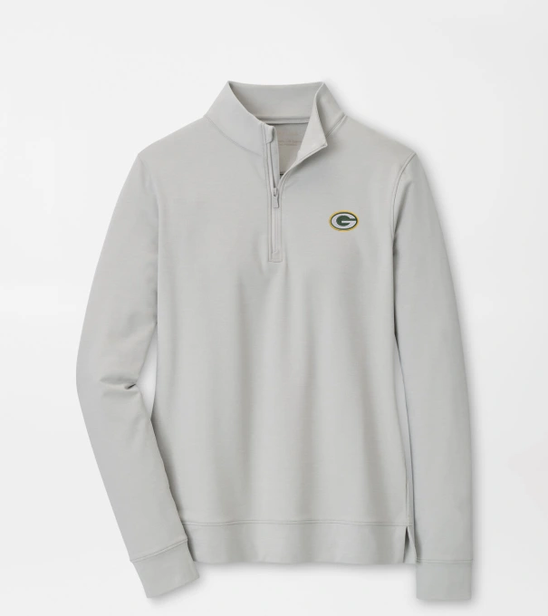 Green Bay Packers Women's Perth Performance Pullover in British Grey