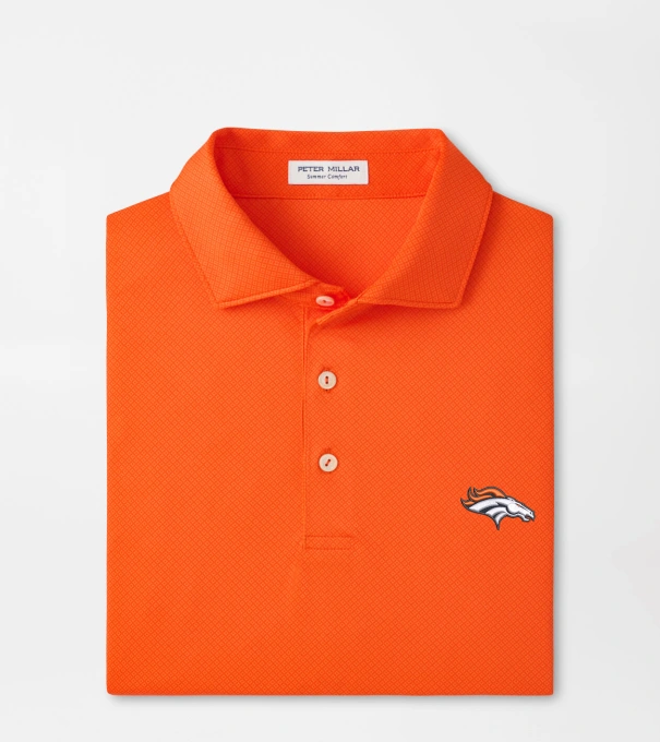 Denver Broncos Hugo Performance Jersey Polo in Orange6