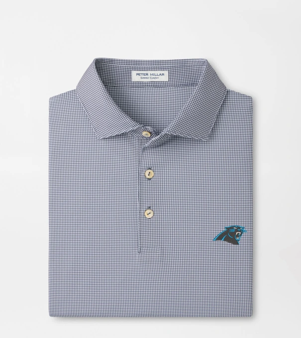 Carolina Panthers Border Performance Jersey Polo in Iron